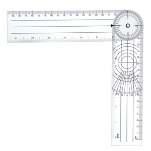 OKYN231107-79 Herramienta de Medición de 0-140 mm, Regla Multiusos, Goniómetro, Regla Espinal Médica, Herramienta de Medición de Ángulos de 360 Grados - Product Image 5