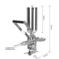 Nouvelle machine à beurre manuelle en acier inoxydable et machine automatique de remplissage de confiture pour pains/pains fourrés - Grande capacité, portable