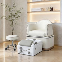 Fauteuil de pédicure moderne de luxe pour salon de beauté, sans plomberie, avec pompe à jet, pour soins des pieds et équipement de spa