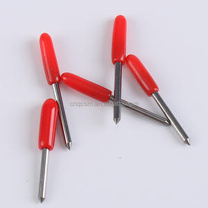 Plotter de corte personalizado OEM de carburo de tungsteno pulido de alta rigidez de 45 grados Mimaki <span class=keywords><strong>Summa</strong></span> modelo 1,5mm diámetro 19mm - Product Image 2