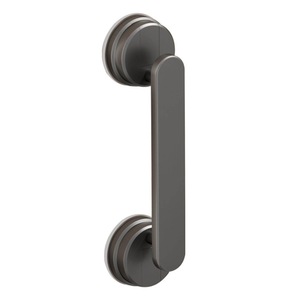 Manija de Puerta con Ventosa Ermo, Color Gris Metálico, Capacidad de Carga de 10 kg, para Puertas Corredizas de Vidrio en Cocina y Baño - Product Image 2