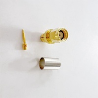 Antena de Cable 5D-FB LMR300, Conector Coaxial RF SMA Macho (Enchufe) para Crimpar