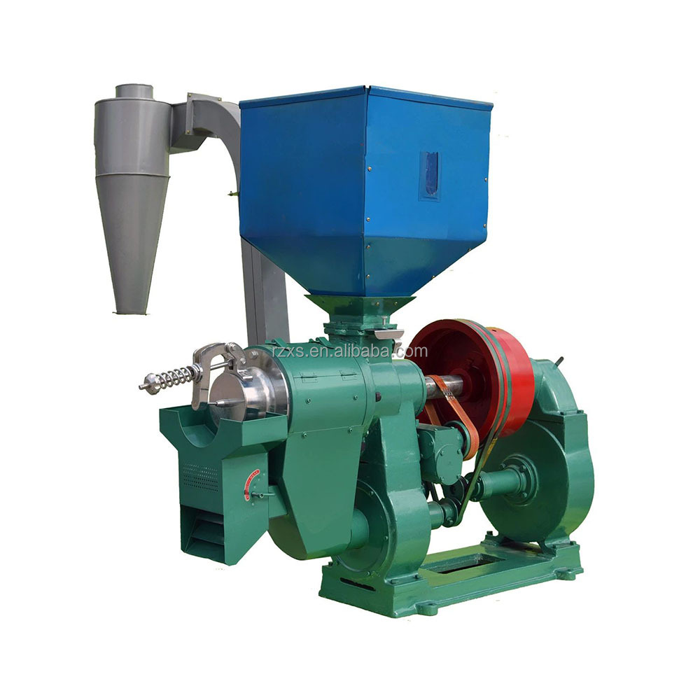 N series low price mini home use rice mill machine equipped with Jet-air blower