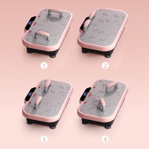 Plateforme vibrante d'exercice XLAN pour entraînement complet du corps, plateforme de fitness vibrante avec barres de pompes détachables - Product Image 4