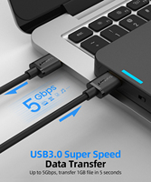Cable de Carga Rápida SUNGUY TPE Tipo-A, Cable de Datos USB, Cargador de Teléfono para Tablet y Teléfono Móvil