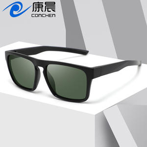 Nuevas gafas de sol cuadradas para hombre con protección UV400, polarizadas, antirreflejos, montura de PC, lentes TAC para conducir, viajar y atuendos de moda. - Product Image 2