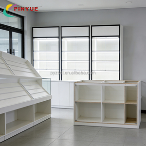 Custom Lighting Cigar Showroom Tobacco Shop Display Showcase Herbal Oil Shop Furniture <strong>Glass</strong> MDF Wooden Smoke Shop Cabinet - Product Image 3