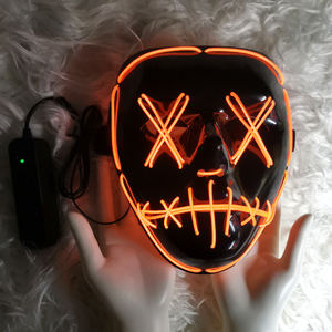 <span class=keywords><strong>Maschera</strong></span> LED Integrale da Stregone <span class=keywords><strong>per</strong></span> Travestimento Horror <span class=keywords><strong>per</strong></span> <span class=keywords><strong>Adulti</strong></span>, Festa <span class=keywords><strong>in</strong></span> <span class=keywords><strong>Maschera</strong></span> di Halloween - Product Image 2