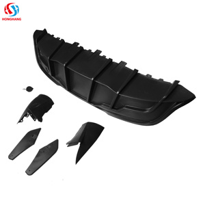 Honghangigh qualità accessori <span class=keywords><strong>auti</strong></span> stile Vorsteine paraurti posteriore in fibra di carbonio labbro diffusore posteriore per <span class=keywords><strong>tesla</strong></span> Model Y 2019-2021 - Product Image 6