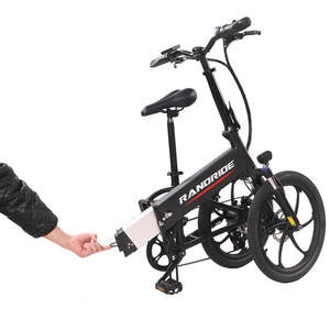 RANDRIDE Elf-750W Pliable, pneus CST 20*1.95 pouces, 7 vitesses, moteur sans balais 15AH, cadre en aluminium, suspension, 750W, pliable - Product Image 2