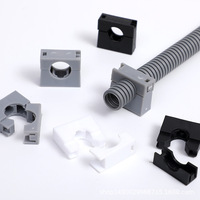 Clips de câble flexibles en nylon et plastique Support de conduit de montage flexible Collier de serrage de tube de tuyau