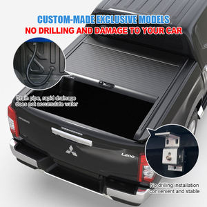 Couverture de benne enroulable en aluminium électrique améliorée, étanche, avec installation sans perçage pour <span class=keywords><strong>PEUGEOT</strong></span> LAND TREK 2015+ - Product Image 5