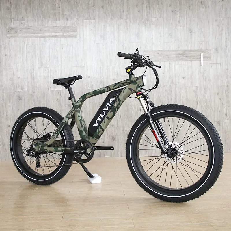 จักรยานไฟฟ้าขนาดใหญ่26นิ้วมอเตอร์48V 250W 750W จักรยานอลูมิเนียมอัลลอย7สปีดจักรยานไฟฟ้าซุปเปอร์