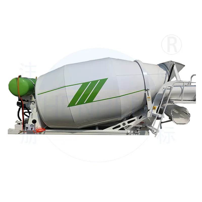 3M3 Drum Concrete Mixer And Part Mixers Price Rotating Drum Concrete Mixer Roller Move 9 Cubic Meters Move Up And Down