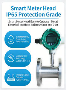 ステンレス鋼タービン油流量計 LCDディスプレイ <span class=keywords><strong>MODBUS</strong></span> RTU通信 カスタマイズ可能 OEM対応 水・液体測定 - Product Image 3