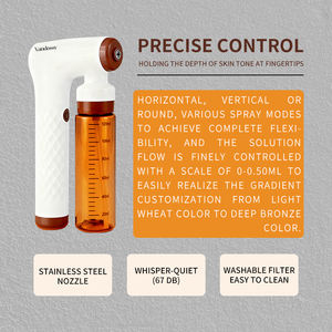 Kit completo de máquina de bronceado en aerosol con aerógrafo profesional, solución de bronceado sin sol con fragancia afrutada sin parabenos veganos <span class=keywords><strong>para</strong></span> secar el <span class=keywords><strong>cuerpo</strong></span> - Product Image 3