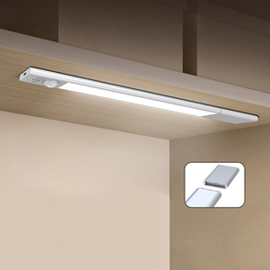 Tricolor Dimmable Human Body Motion Sensor Night Light Magnetic Rechargeable Cabinet Wardrobe LED Light Split Battery - Product Image 1