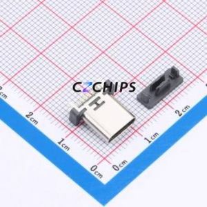 HX-TYPE-C 16P 180 LC-A H10.5 USB Connector Through hole Component (THT) Connector Type-C Female Through Hole 16P - Product Image 1