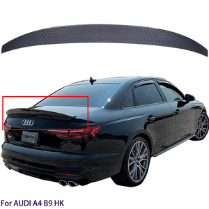For B9 B9.5 Sedan Style Honeycomb Carbon Fiber Rear Spoiler Trunk Wing 2016-2023 - Product Image 1