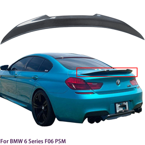 For 6 Series F06 Psm /F13 2Door Coupe M6 PSM Style Carbon Fiber <b>Rear</b> <b>Spoiler</b> Trunk Wing 2011-2018 - Product Image 1