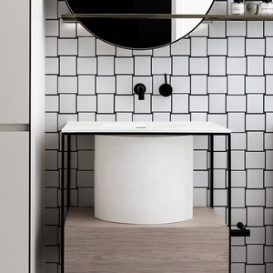 MM-Mosaic Liquidation Prix de vente réduit Forme rectangulaire 97*87mm Carreau de dosseret de cuisine en porcelaine émaillée mate noire - Product Image 6