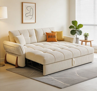 Canapé-lit extensible haut de gamme pour petit appartement avec matelas, pliable pour salon, balcon, canapé