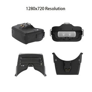 Occhiali FPV Cobra <span class=keywords><strong>X</strong></span> V4 <span class=keywords><strong>5</strong></span>.8GHz 48CH con Ricevitore Diversity, Schermo da <span class=keywords><strong>5</strong></span> Pollici 1280x720 e Head Tracker per Droni da Corsa FPV - Product Image 1