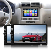 Radio Mobil Stereo Double Din 7 inci Android 7 inci Pemutar MP5 Mobil 2 Din Layar Sentuh BT USB FM AUX SD 7010B