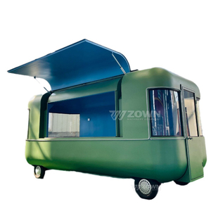 Custom Food <b>Trailer</b> Truck Mobile Kitchen Food Truck For Street Small Mobile Coffee Ice Cream Tea Fast Food Cart Bakery Food - Product Image 1