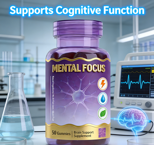 Bonbons gélifiés pour adultes, marque privée OEM, stimulant cérébral, améliore la mémoire et la concentration, nootropique - Product Image 2