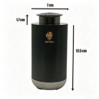 Diffuseur d'arômes intelligent électrique rechargeable USB pour charbon de Bakhoor et bois d'encens, brûleur d'encens Oud arabe pour voiture et fête