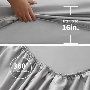 Mềm Như Ai Cập Tấm Ga trải giường 300TC 400TC Cotton Set Trắng Khách Sạn Chăn Duvet Nữ Hoàng Giường Cover Set Cho Bộ Đồ Giường Tấm