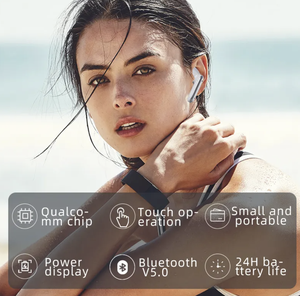 Auricolari Wireless TWS di Alta Qualità 2025, Nuova Versione, In-Ear per Gaming, con LED, Batteria Impermeabile, Ideali per Viaggi - Product Image 2
