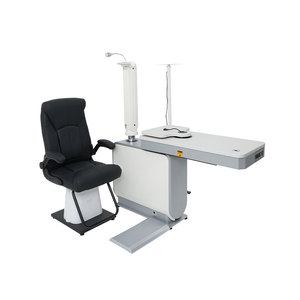 Silla de Diagnóstico Óptico WB-700-2 con Brazo Ajustable y Lámpara de Pie, Blanca y Gris - Product Image 5