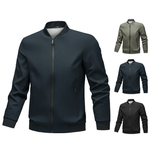 Veste haut de gamme pour homme, col baseball, printemps-automne, style business, anti-plis, décontractée, polyvalente, mode pour homme d'âge mûr, tendance - Product Image 2
