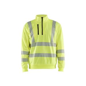 BLAKLADER - 356425383300XXL Sweat haute visibilité demi-zip Jaune-EAN 7330509831496 HI-VIS WORKWEAR - Product Image 1