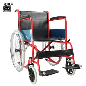 Fauteuils roulants standard économiques 809 fauteuil roulant avec options de couleur bleu rouge vert noir chromé 809 fauteuil roulant silla de ruedas