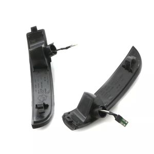 Luz Intermitente Secuencial LED para Espejo Retrovisor de Ford Escape Kuga 2013-2019, Par, Negra, Rectangular, de Plástico - Product Image 5
