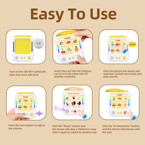 Machine d'apprentissage éducative pour <span class=keywords><strong>le</strong></span> développement de la logique chez les enfants, jouet pour bébé, cadeau avec fonction de protection des yeux - Product Image 4