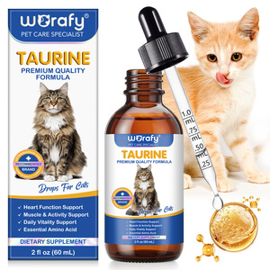 Worafy Gocce Liquide di Taurina all'Ingrosso <span class=keywords><strong>per</strong></span> <span class=keywords><strong>Gatti</strong></span>, Formula di Amminoacidi, Integratore Nutrizionale <span class=keywords><strong>per</strong></span> il Benessere degli Animali Domestici, Fornitura Diretta dalla Fabbrica - Product Image 1