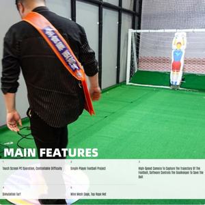Game sepak bola interaktif, latihan tendangan penalti, <span class=keywords><strong>Robot</strong></span> sepak bola, Simulator Ar proyeksi Digital simulasi olahraga dalam ruangan - Product Image 5