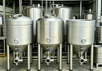 Fût de Fermentation en Acier Inoxydable 20L 30L 50L 100L 120L 150L 200L, Fût de Brasserie et Cuve de Brassage Personnalisables