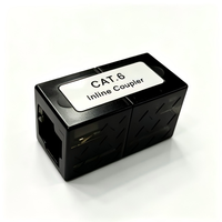 E-HONG CAT6 UTP RJ45 Acoplador en Línea Hembra a Hembra, Conector Adaptador de Extensión de Cable Ethernet LAN