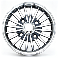 Jantes en alliage usinées CNC sur mesure, polies, 5x5 5x120 6x139.7 24 26 pouces, service d'usinage personnalisé