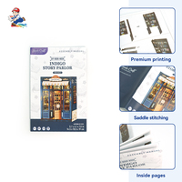 Brochure personnalisée en papier couché 3D avec impression UV et reliure agrafée pour feuille de spécifications