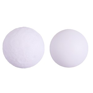 Lampes LED flottantes pour piscine, mini 8 cm, RGB, boule lumineuse mignonne, télécommande, recharge USB, intensité réglable, ABS, piles incluses, pour plage, suspendues, effet lune - Product Image 2