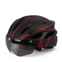 Casque de vélo LED pour adultes, ultraléger 240g, certifié CE, moulé intégralement en PC+EPS, pour VTT et vélo de route, hommes et femmes