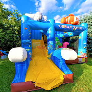 Castillo inflable con tobogán para niños, brincolín inflable, casa de brinco inflable, combo inflable. - Product Image 6