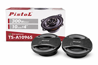 Speaker Mobil Koaksial 2 Arah TS1096 4 Inch (10cm) 300W Max 25W RMS 91dB IMPP Cone Tweeter Termasuk Grille