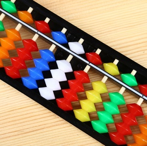 Recién llegado, 13 Columnas, portátil, plástico, ábaco, aritmética, <span class=keywords><strong>Soroban</strong></span>, herramienta de cálculo con Color - Product Image 5